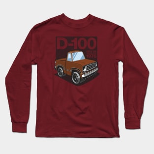 D100 - 1976 (Bright Tan Iridescent) Long Sleeve T-Shirt